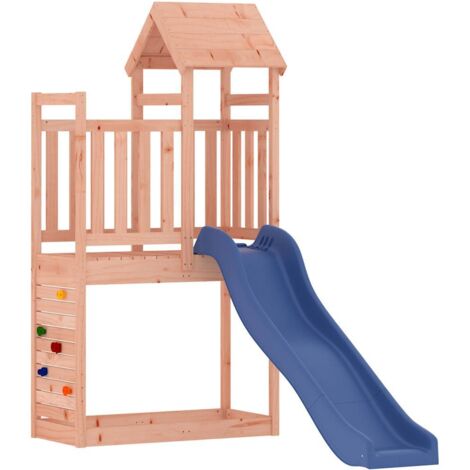 Parco Giochi Casetta Giardino In Legno Di Abete Con Scivolo - Main Image