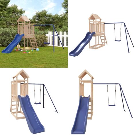 Set da Gioco da Esterno in Legno Massello di Pino - Parco giochi - Gioco in legno