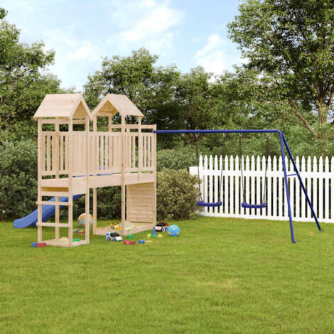 Set da Gioco da Esterno in Legno Massello di Pino vidaXL