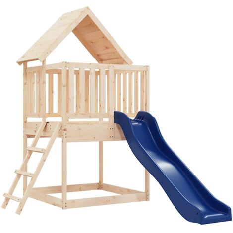vidaXL Set da Gioco da Esterno in Legno Massello di Pino
