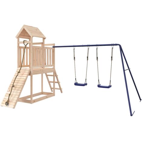 vidaXL Set da Gioco da Esterno in Legno di Pino Impregnato