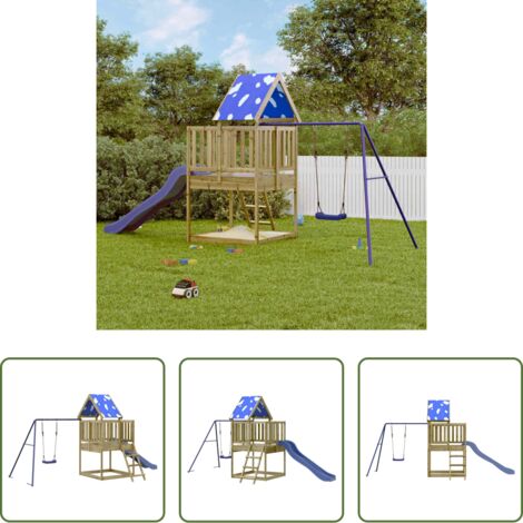 Set da gioco esterno -  Set da Gioco da Esterno in Legno di Pino Impregnato