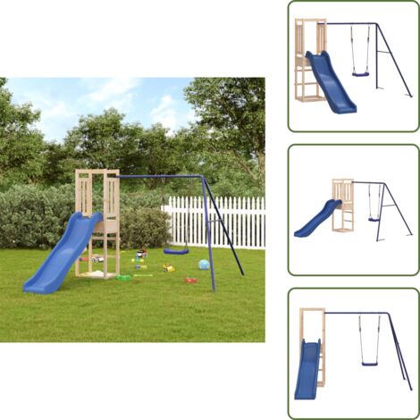 Set da gioco - vidaXL Set da Gioco da Esterno in Legno di Pino Impregnato - Gioco per bambini