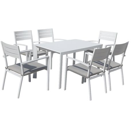 SET DA PRANZO TAVOLO E 6 SEDIE "ARREDO"
