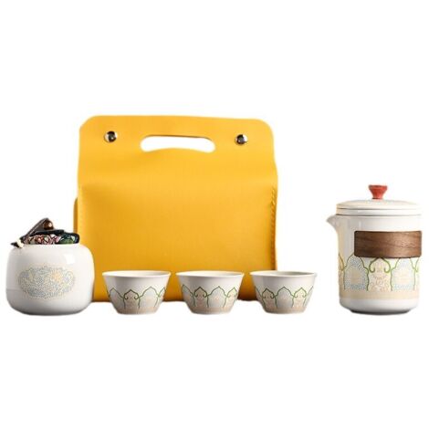 Set da tè da viaggio, piccolo set portatile, set da tè Kung Fu per esterni, tazza veloce, regalo aziendale souvenir all'ingrosso