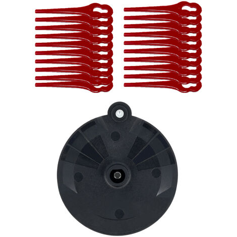 Set d'accessoires de coupe-bordure sans fil – 20 lames et disque à tronçonner – Compatible FRTA 20 A1 IAN 282232 – Installation facile – Florabest