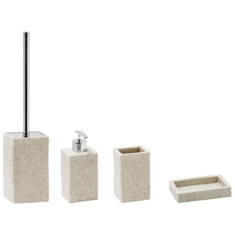 Set d'accessoires de salle de bain sable