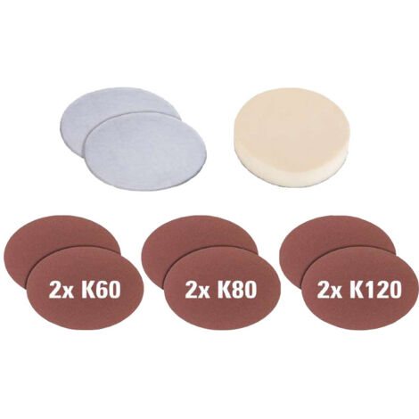 Set d'accessoires éponges de polissage /disques de ponçage Einhell 2093233 18 mm 1 set