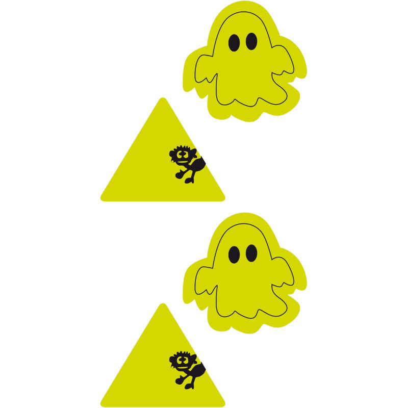 Set d'autocollants 4 pièces