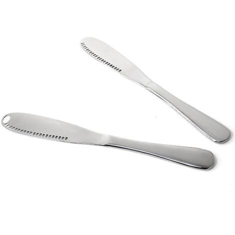 set De 1 Couteau Beurre, Couteau Beurre En Acier Inoxydable Pour Tartiner La Confiture Au Petit Djeuner, Rpe Fromage Multifonctionnelle, Pour C