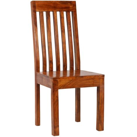 Set de 1 table et 6 chaises, Mobilier de salle à manger, Manguier et acacia massif OIB3789E