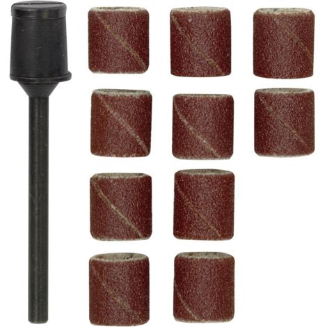 Set de 10 bandes abrasive et 1 porte-outil C73463