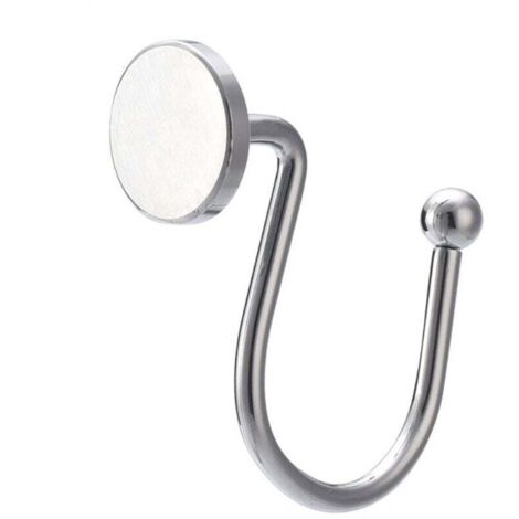 Set de 12 anneaux de rideau de douche: boutons ronds en argent antirouille pour la salle de bain,pour Rideaux et Tringles à Rideaux