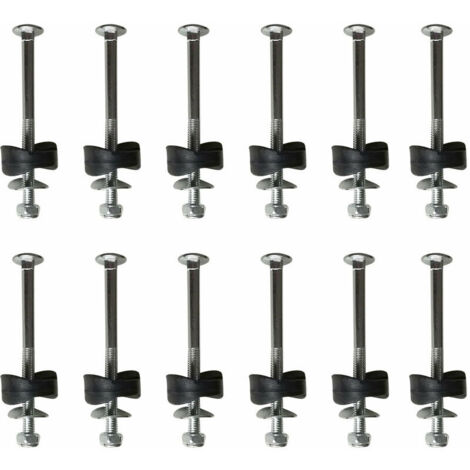 Set de 12 entretoises de trampoline avec vis pour la fixation du trampoline - accessoires de rechange pour trampoline