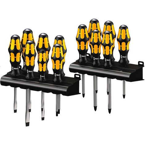 Set de 12 destornilladores Kraftform Plus WERA Kraftform XXL