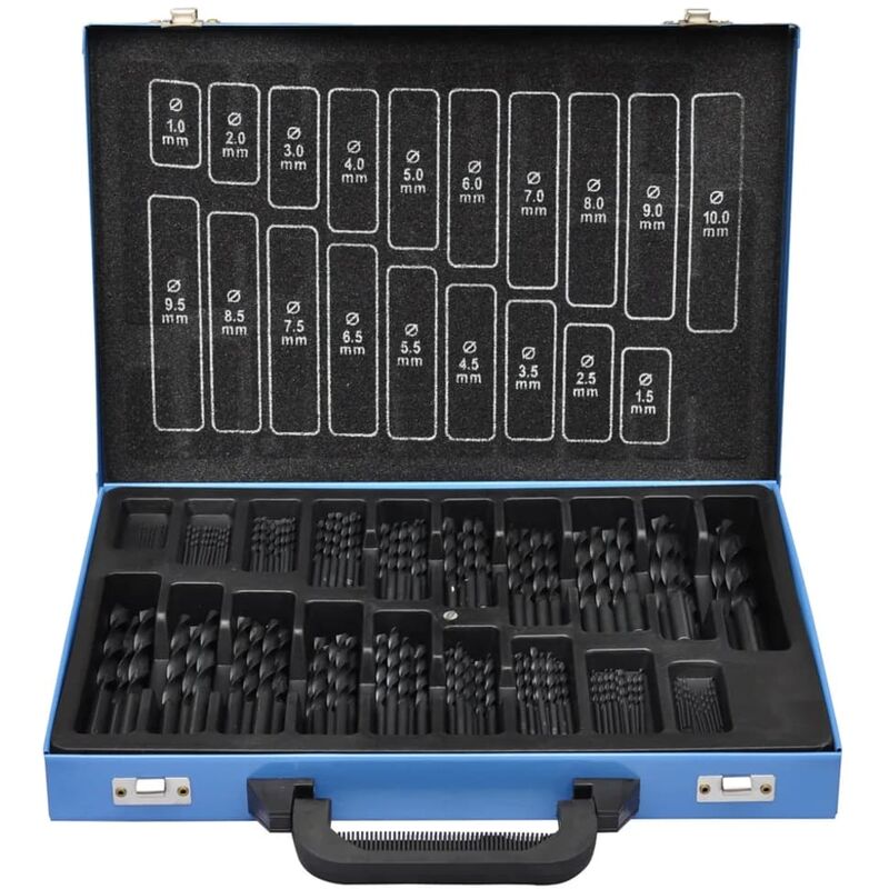 

Set De 170-Piezas Broca En Caja De Metal HSS-R