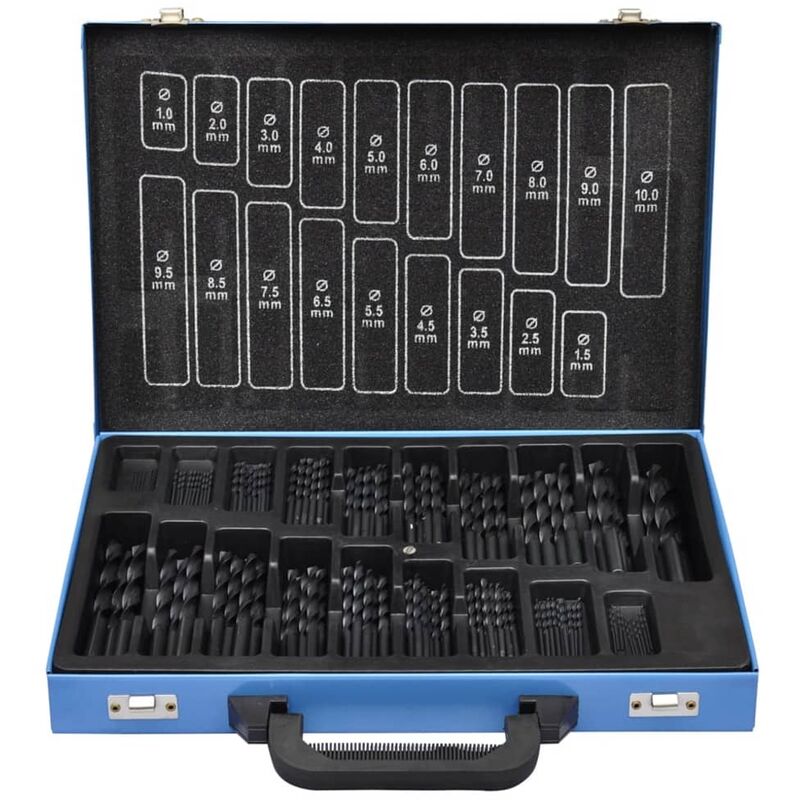 

Youthup - Set De 170-Piezas Broca En Caja De Metal HSS-R
