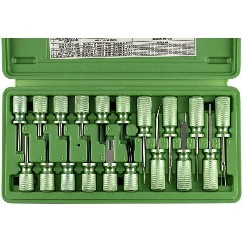 JBM - lot de 19 extracteurs de pince 53391