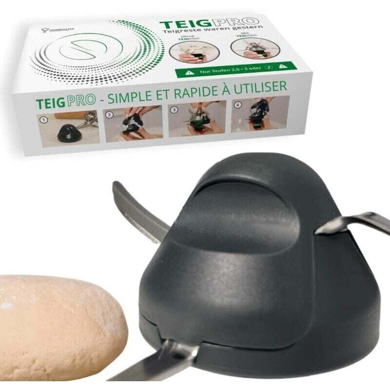 Set de 2 Accesorios Thermomix Cuchillo para polvo Teig Pro, protege los cuchillos Thermomix TM6, TM5 de residuos de masa y suciedad.