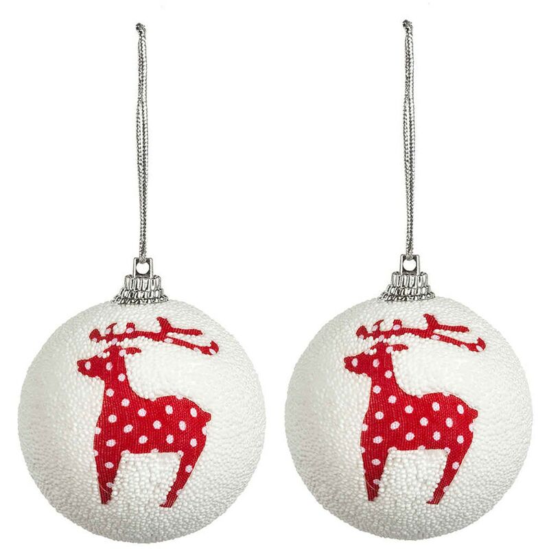 

SET DE 2 BOLAS DE NAVIDAD ANDUZ Ø6CM Color - A