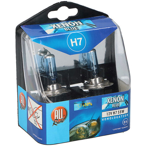 Set de 2 bombillas para coche, 12V, H7, xenon, 55W  97893