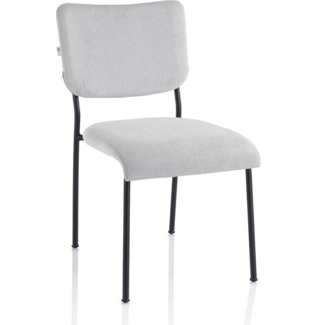 Set de 2 Chaises ZOE gris clair