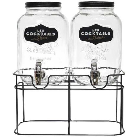 Pichet à Eau En Grès Noir Brillant - 1,5L - Design élégant Et Unique, Compatible Lave-vaisselle