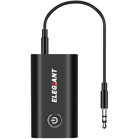 Set de 2 Émetteur Bluetooth 5.0 Récepteur 3.5mm mini transmetteur USB sans fil - Adaptateur audio Bluetooth pour TV, casque, chaîne stéréo et systèmes de son auto LAVENTE