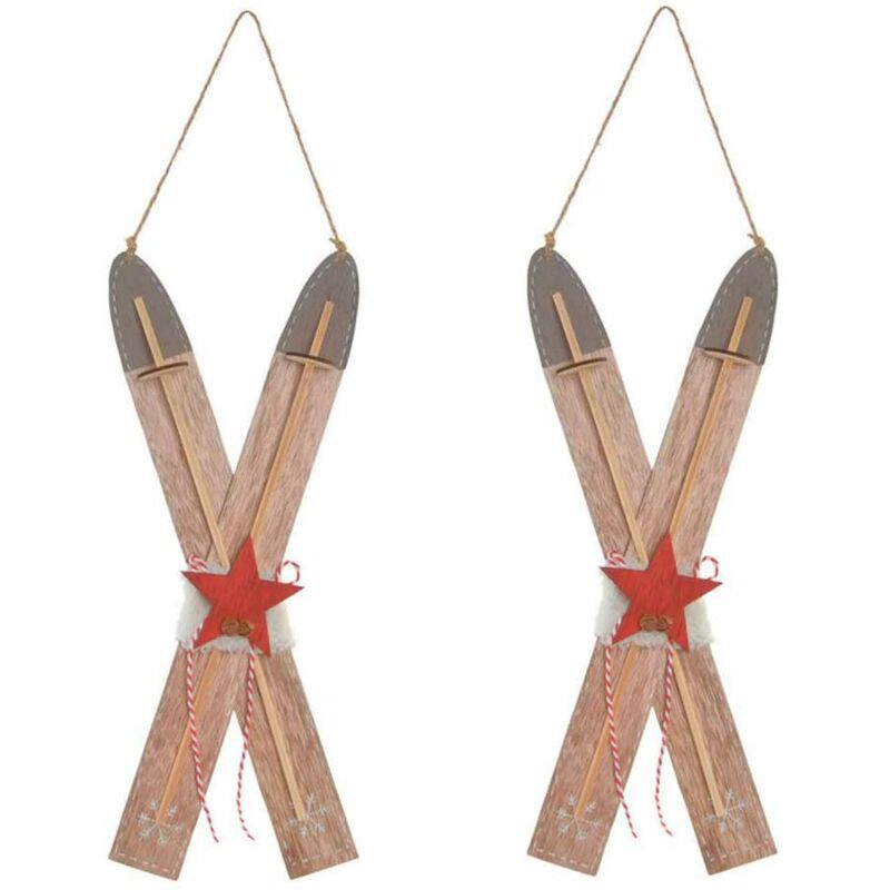 

Set De 2 Esquís De Madera Para Ancho: X Largo: X Alto: