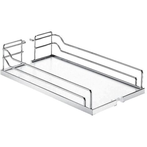 Set de 2 étagères 300mm Chromé Fond Blanc Arena Classic DISPENSA - KESSEBÖHMER