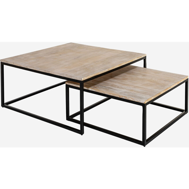 

Set de 2 mesas de centro craft