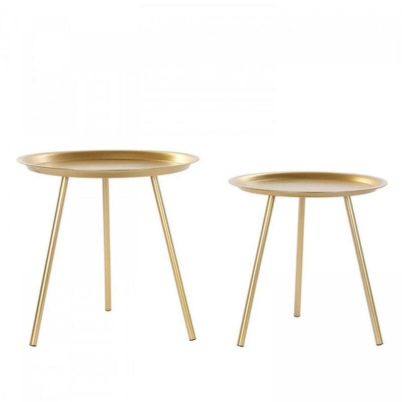 

Set De 2 Mesitas Auxiliares En Ancho: X Largo: X Alto:
