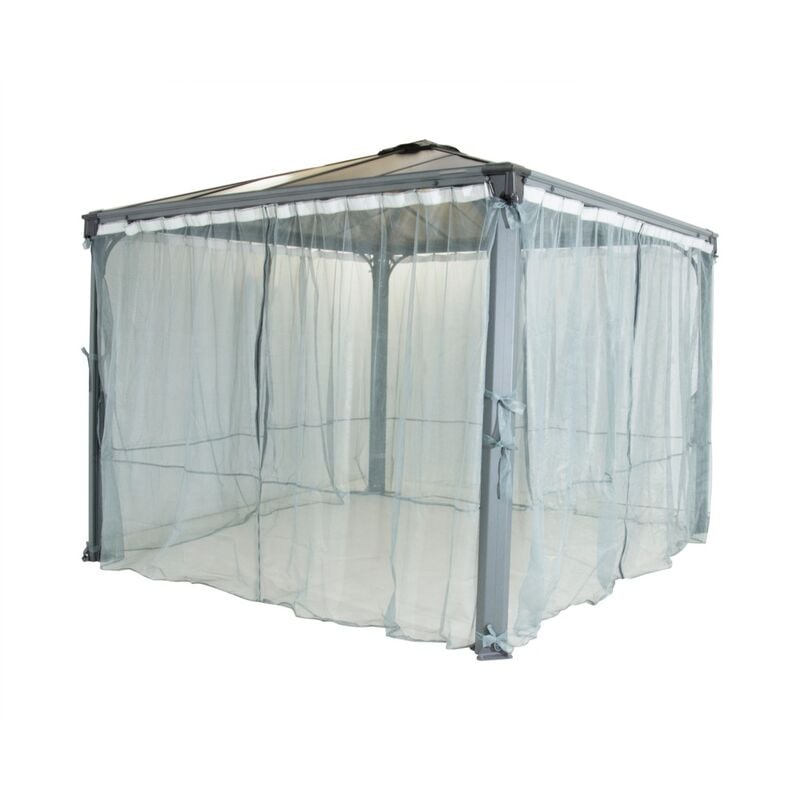 Chalet&jardin - Moustiquaires Tonnelle - jardin d'hiver - 360X217 - blanc - lot de 2