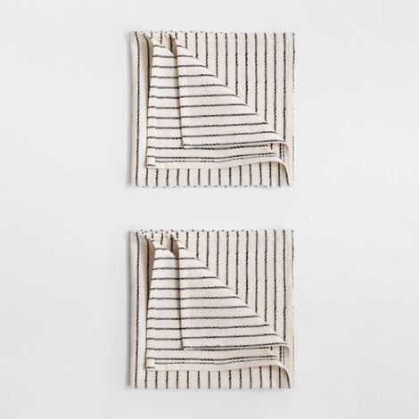 Set de 2 servilletas en algodón Oziel SKLUM             