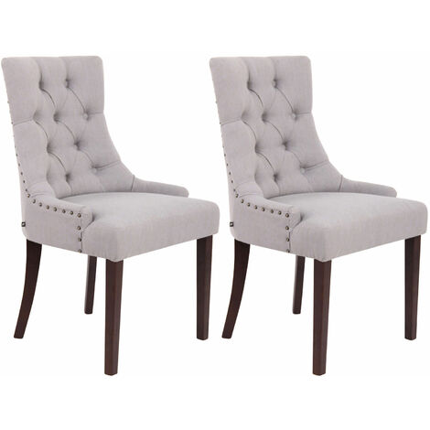 Set De 2 Sillas De Comedor Aberdeen Antiguo Gris