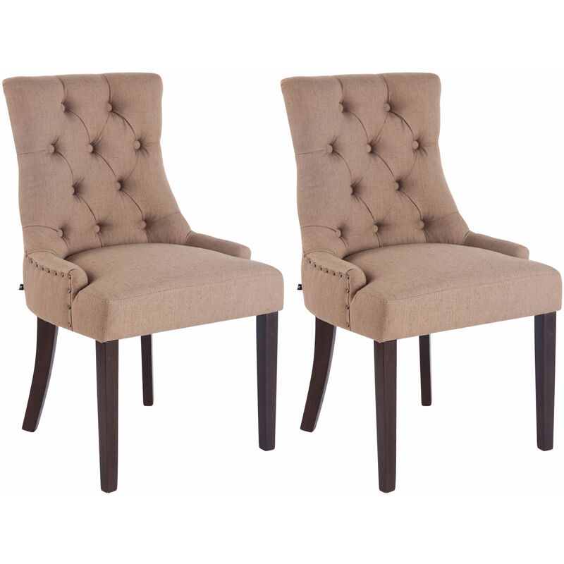 

CLP - Set De 2 Sillas De Comedor Aberdeen Gris topo Antigüo
