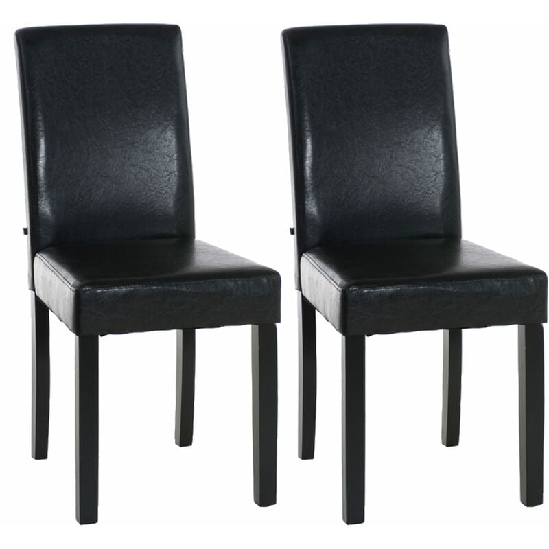 

CLP - Set 2x Sillas de Comedor Ina ~ Base Negra Marrón