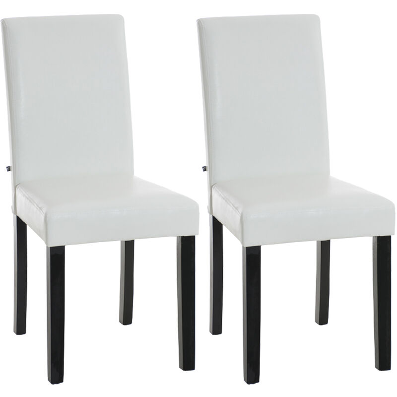 

CLP - Set 2x Sillas de Comedor Ina ~ Base Negra Blanco