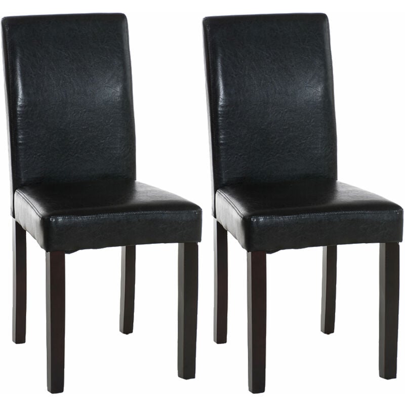 

CLP - Set de 2 Sillas de Comedor Ina ~ Base Marrón Negro