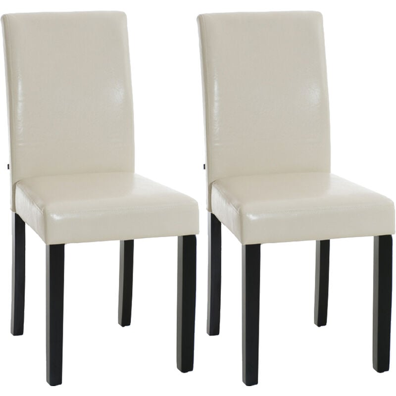 

CLP - Set 2x Sillas de Comedor Ina ~ Base Negra Crema