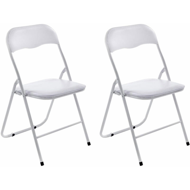 

Set De 2 Sillas Plegables Felix Blanco/blanco