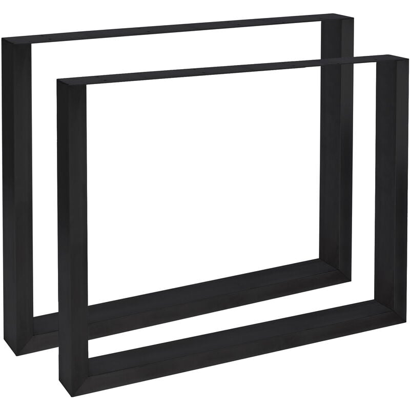 

Set De 2 Soportes Velden Cuadrados Para Mesas Negro 80 cm
