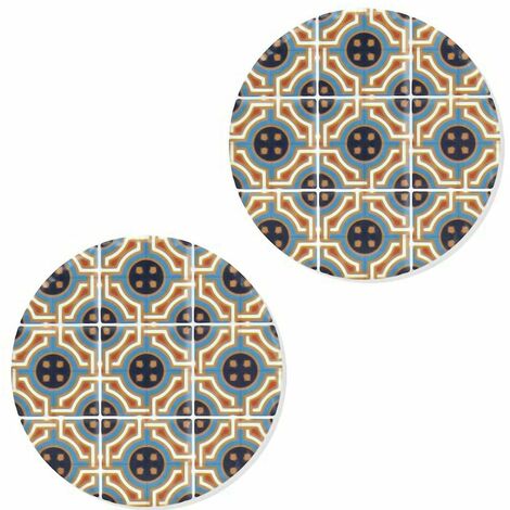 Set de 2 sous-verres Carreaux de ciment