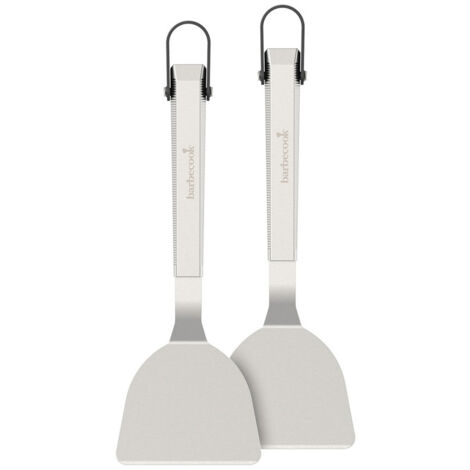 Set de 2 spatules à plancha inox 33 cm Barbecook