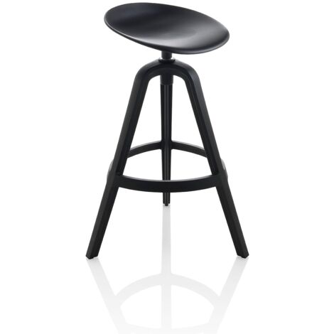 Set de 2 Tabourets intérieur/extérieur BONNY noir