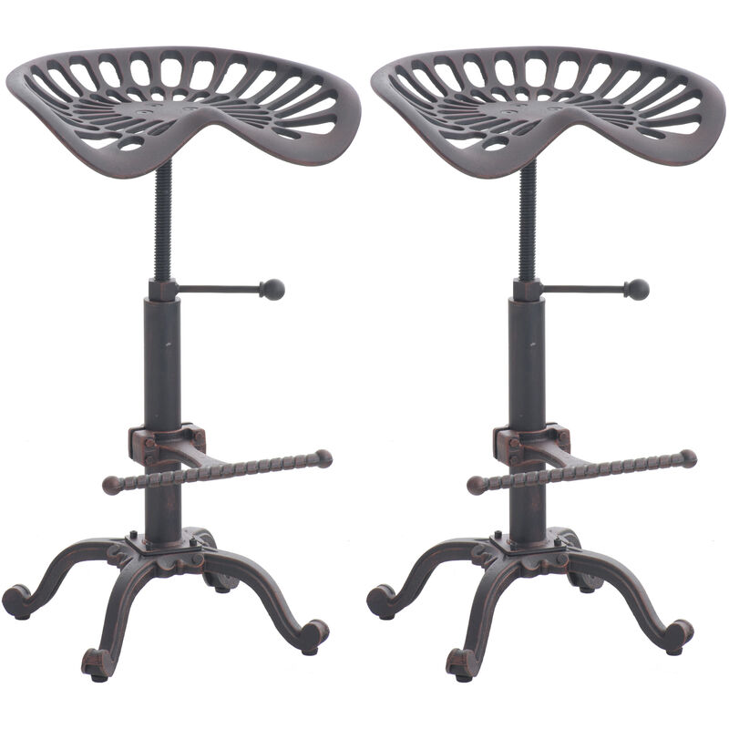 

Set De 2 Taburetes De Bar Butch Bronce