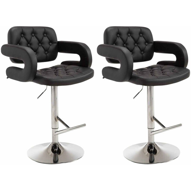 

Set De 2 Taburetes De Bar Dublin Negro