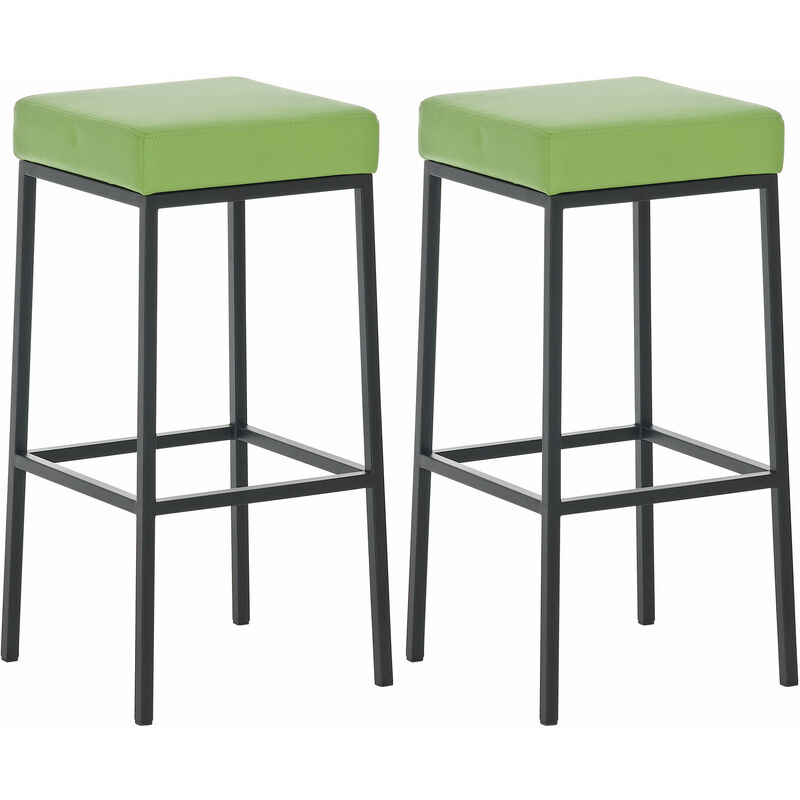 

Set De 2 Taburetes Montreal ~ Altura 80 cm Verde Negro