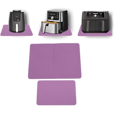 Set de 2 Tapis de Protection pour Cuisine Résistants à la Chaleur Imperméables et Anti-Dérapants, TPE, 38x51cm et 23x35.5cm