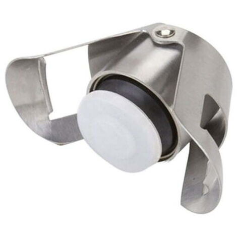 Set de 2 tapones para champán – Tapón de acero inoxidable sellado al vacío para botellas de vino espumoso.